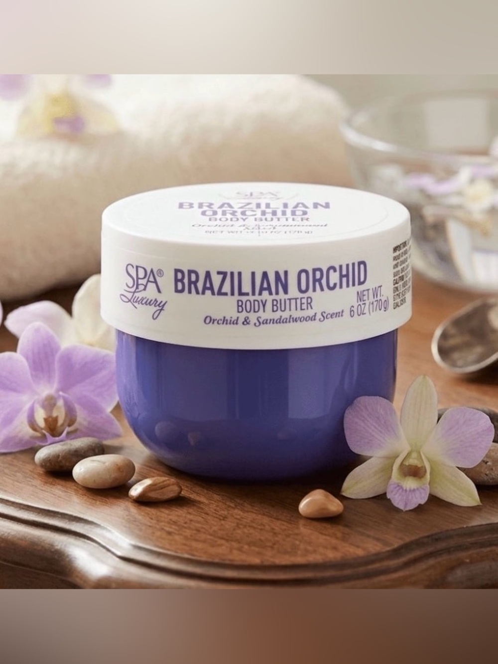 NWT Spa Luxury Body Butter - Orchid & Sandalwood